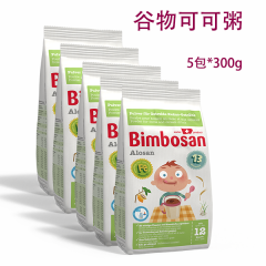 Bimbosan谷物可可粥5包Alosan Btl 300 g