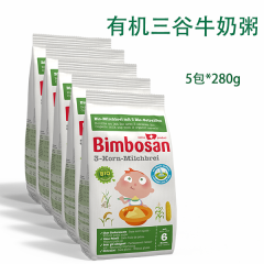 Bimbosan有机三谷牛奶粥Bio-3-Korn-Milchbrei Btl 280 g