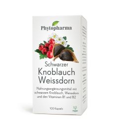 Phytopharma黑蒜山楂胶囊100粒