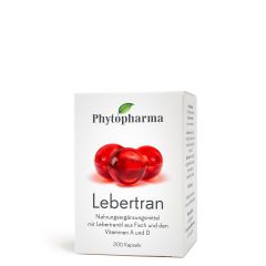 Phytopharma鳕鱼肝油 Lebertranoil 200stk